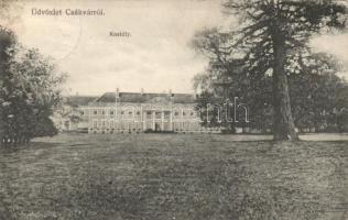 Csákvár, kastély; Göbölös János fényképész kiadása