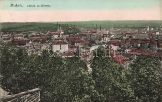 Miskolc, látkép az Avasról (fa)