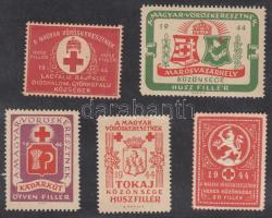 1944 5 klf Vöröskereszt levélzáró