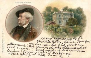 1898 Richard Wagner, litho (small tear)