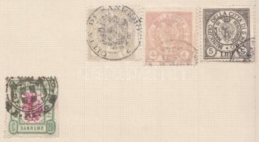 Olaszország San Remo 4 klf helyhatósági okmánybélyeg