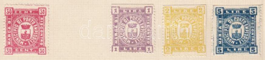 Olaszország Porto Empedocle 4 klf helyhatósági okmánybélyeg