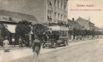 Arad Boros Béni tér, autóbusz / square, autobus (r)