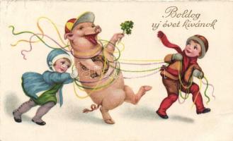 New Year, pig, humour (EB)