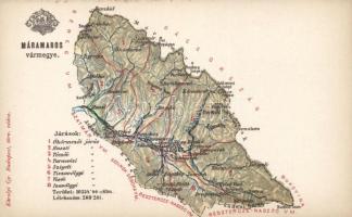 Máramaros vármegye / county map