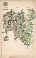 Tolna vármegye / county map