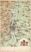 Budapest és környéke térkép / map