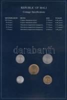 Mali 1961-77. 5Fr - 100Fr 5klf db, forgalmi szett felbélyegzett kartonlapon T:1
Republic of Mali 196...