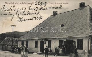 Marossolymos, özv. Krausz Emanuel üzlete / shop