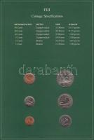 Fidzsi-szigetek 1982. 1c - 50c 6klf db, forgalmi szett felbélyegzett kartonlapon T:1
Fiji 1982. 1 ce...