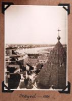 1933 Szeged, Kékes, Mezőkovácsháza, Szentes, 99 kisméretű nyaralási fotó, album hiányos