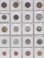 20db pénzérme klf országok érméiből, Zanzibár, Burma, Namíbia, Timor, Laosz stb. T:UNC,PP,2
20 piece...