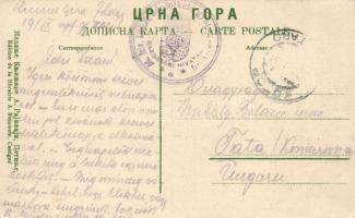 Cetinje, Hofstrasse / street to palace