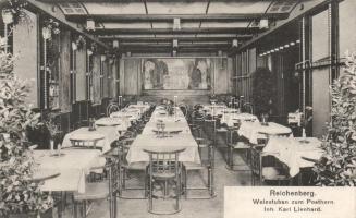 Liberec 'Weinstuben zum Posthorn' Karl Lienhard's wine bar interior