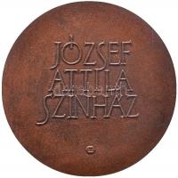 Asszonyi Tamás (1942-) DN. "József Attila Színház" Br plakett adományozói dísztokban (427....