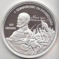 Szabó Géza (1939-) 1999. "A Szabadságharc 150.évfordulója - Kossuth, Petőfi Széchenyi / Bem tábornok" Ag emlékérem (31.1g/0.999/42,5mm) T:PP Dísztokban, tanúsítvánnyal