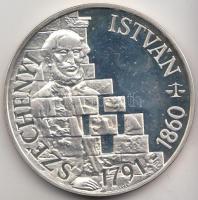 1991. 500Ft Ag "Széchenyi István" T:PP Dísztokban és tanúsítvánnyal!