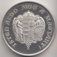 1997. "Magyar Hiszekegy" Ag(0.925) piefort emlékérem (31,1g/32mm) dísztokban tanúsítvánnya...