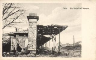 Gorizia destroyed railway station