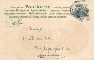 New Year, kiss, litho s: Mailick