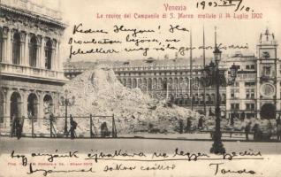 Venice Piazza San Marco after the collapse of the tower (b)