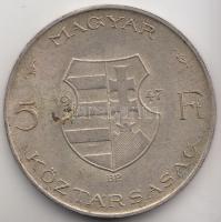 1947. 5Ft Ag "Kossuth" T:2- ph. Adamo F8.1