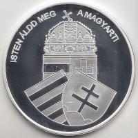 DN. "Nemzetünk nagyjai - Mátyás király" Ag emlékérem (10,37g/0.999) T:PP Tanúsítvánnyal!