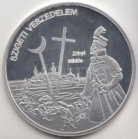DN. "Nemzetünk nagyjai - Zrínyi Miklós" Ag emlékérem (10,37g/0.999) T:PP Tanúsítvánnyal!
