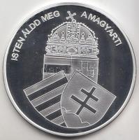 DN. "Nemzetünk nagyjai - Kossuth Lajos" Ag emlékérem (10,37g/0.999) T:PP Tanúsítvánnyal!