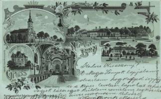 1899 Bóly, Németbóly, litho (kis szakadás / small tear)