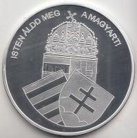 DN. "Nemzetünk nagyjai - Petőfi Sándor" Ag emlékérem (10,37g/0.999) T:PP Tanúsítvánnyal!