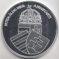 DN. "Nemzetünk nagyjai - Árpád fejedelem" Ag emlékérem (10,37g/0.999) T:PP Tanúsítvánnyal!