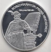 DN. "Nemzetünk nagyjai - Könyves Kálmán" Ag emlékérem (10,37g/0.999) T:PP Tanúsítvánnyal!