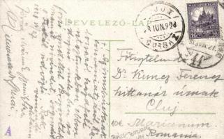 Baja, Vörösmarty utca, Központi Kávéház Polgár Nándor kereskedése (EK)