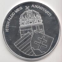 DN. "Nemzetünk nagyjai - Munkácsy Mihály" Ag emlékérem (10,37g/0.999) T:PP Tanúsítvánnyal!