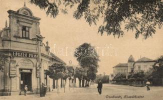 Dombóvár, Kossuth utca, László Vilma papírkereskedése