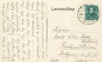 Gógánfa, Horváth Lajos kereskedése, posta, katolikus népiskola