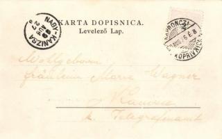 1899 Kapronca, Koprivnica; promenade with pavilion