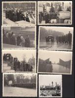 1952 Rákosi Mátyás (1892-1971) látogatása Berlinben, 8 db, 6x6 és 9x6 cm közötti méretekben.