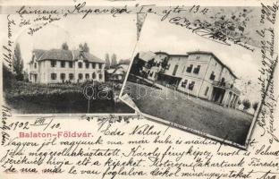 Balatonföldvár, Bendegúz szálloda, Zrínyi szálloda, floral