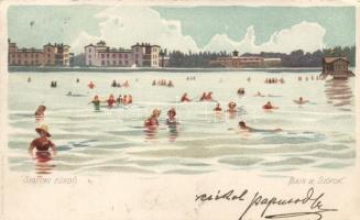 Siófok, Bruchsteiner és fia Műintézet, litho