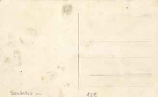 Nyírbakta, utca részlet, templom