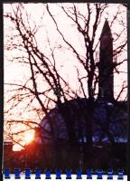 1985 Pécsi fotóalbum, 20 db színes fotóval, köztük 8 db légi fotó, 17x23 cm