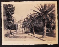 1910 Riviera fotóalbum, benne 10 db heliogravür / Riviera photo album, 10 pictures (heliogravür), 15x11 cm.