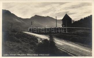 Radstädter Tauern, Passhöhe, Friedhof