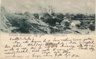 Miskolc, Diósgyőri vár (ragasztónyom / gluemark)