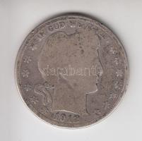 Amerikai Egyesült Államok 1912. 1/2$ Ag "Barber" T:3- USA 1912. 1/2 Dollar Ag "Barber" C:VG Krause KM#116