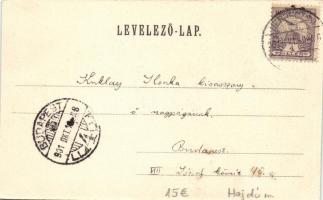 Debrecen, Piac utca, Hungária Kávéház, Csanak József kereskedése; Pongrácz Géza kiadása (EB)