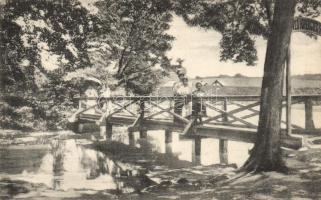 Püspökfürdő, László Főherceg sziget / island