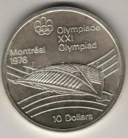 Kanada 1976. 10$ Ag "Olimpia" T:2